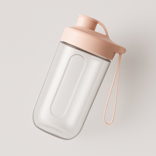 Mixeur Portable Rose Smoothix, Un Récipient.