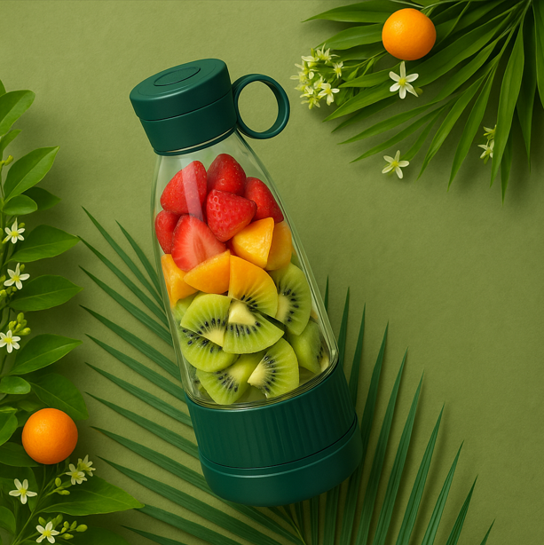 Mixeur Portable Vert foncé Blengo.