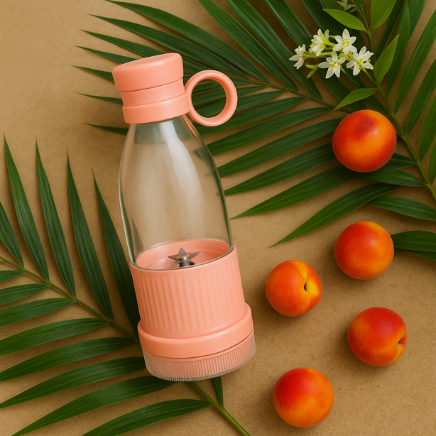 Mixeur Portable rose pâle Blengo.