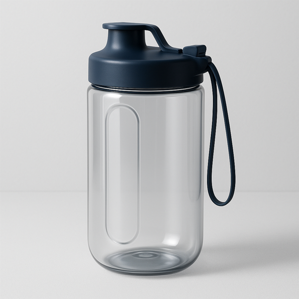 Mixeur Portable Bleu Smoothix, Un Récipient.