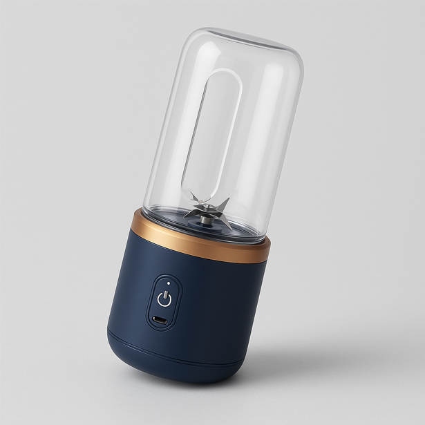 Mixeur Portable Bleu Smoothix, Un Récipient.