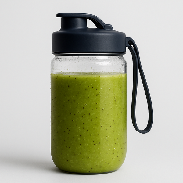 Mixeur Portable Bleu Smoothix, Un Récipient.